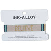 Gabby &quot;Believe&quot; Adjustable Beaded Bracelet Multicolor Wholesale