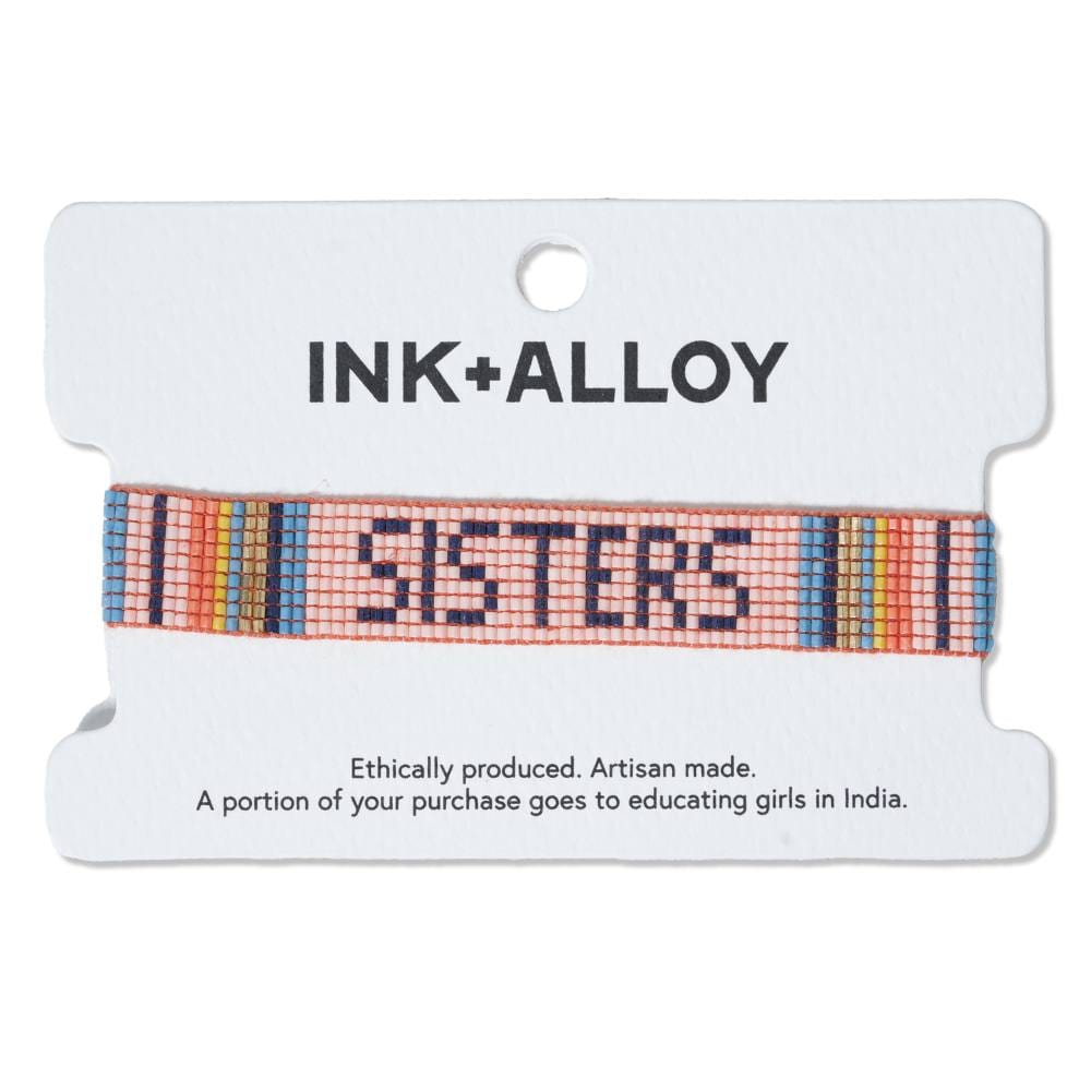 Gabby "Sisters" Adjustable Beaded Bracelet Multicolor Wholesale
