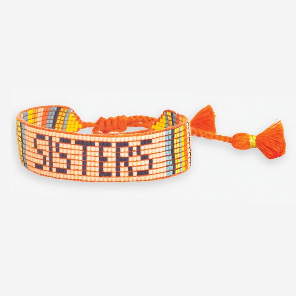 Gabby "Sisters" Adjustable Beaded Bracelet Multicolor Wholesale