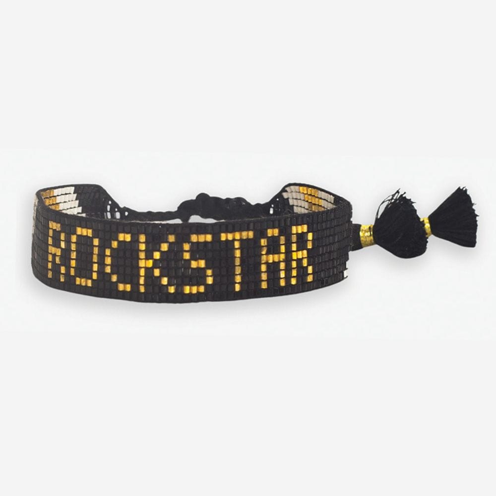 Gabby "Rockstar" Adjustable Beaded Bracelet Multicolor Wholesale