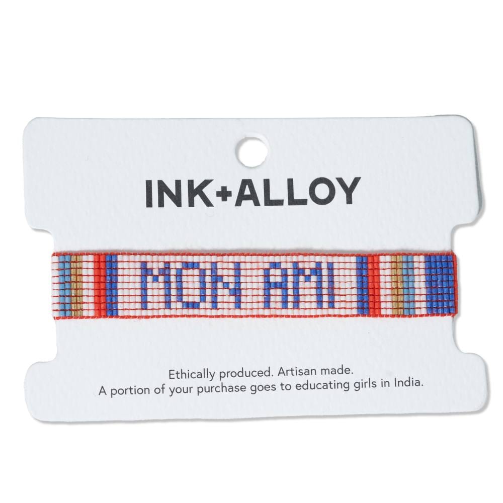 Gabby "Mon Ami" Adjustable Beaded Bracelet Multicolor Wholesale
