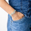 Gabby &quot;Cherries&quot; Adjustable Beaded Bracelet Green