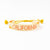 Gabby "California" Adjustable Beaded Bracelet Yellow