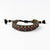 Gabby Mini Floral Adjustable Beaded Bracelet Black