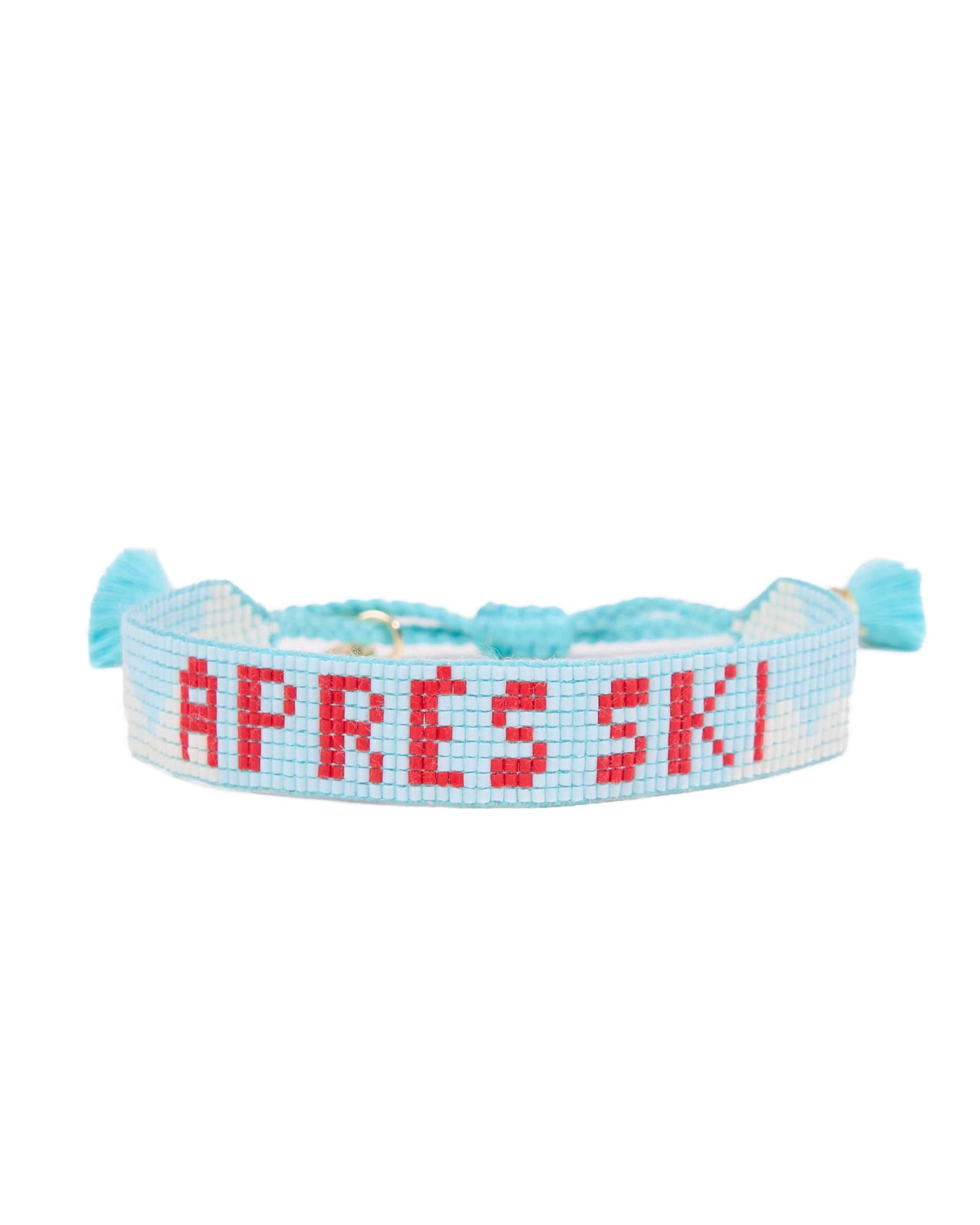 Gabby "Apres Ski" Adjustable Beaded Bracelet Blue