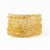 Chelsea 18 Strand Luxe Beaded Bracelet Set Gold