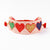 Erin Multi Color Hearts Adjustable Beaded Bracelet Ivory