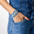 Dylan  Bracelet Stretch Set Of 3 Blue