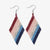 Frida Diagonal Uniform Stripe Beaded Earrings Copenhagen Wholesale