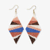 Frida Layered Angles Beaded Earrings Sedona Wholesale