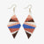 Frida Layered Angles Beaded Earrings Sedona Wholesale