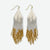 Claire Ombre Beaded Fringe Earrings St. Moritz Wholesale