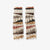 Belle Angled Stripes Beaded Fringe Earrings Mixed Metallic Wholesale