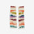 Belle Angled Stripes Beaded Fringe Earrings Rainbow Wholesale