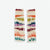 Belle Angled Stripes Beaded Fringe Earrings Rainbow Wholesale