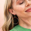 Kelly Color Block Beaded Hoop Earrings Poppy Wholesale
