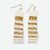 Billie Mixed Horizontal Stripes Beaded Fringe Earrings St. Moritz Wholesale