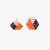 Casey Hexagon Post Beaded Earrings Jaipur Wholesale