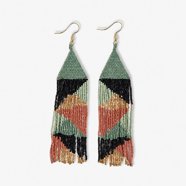 【mzuu】Holiday flake Earrings Item #1026H- Zuni 14ct Sleeping Beauty Turquoise Sterling