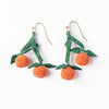 Lottie Clementine Dangle Luxe Earring Orange