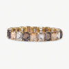 Etta Small Rectangle Stone Stretch Bracelet Neutral Wholesale