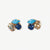 Bailey Mixed Post Earrings Blue Wholesale