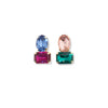 Abigail Mix Matched Post Earrings Rainbow Wholesale