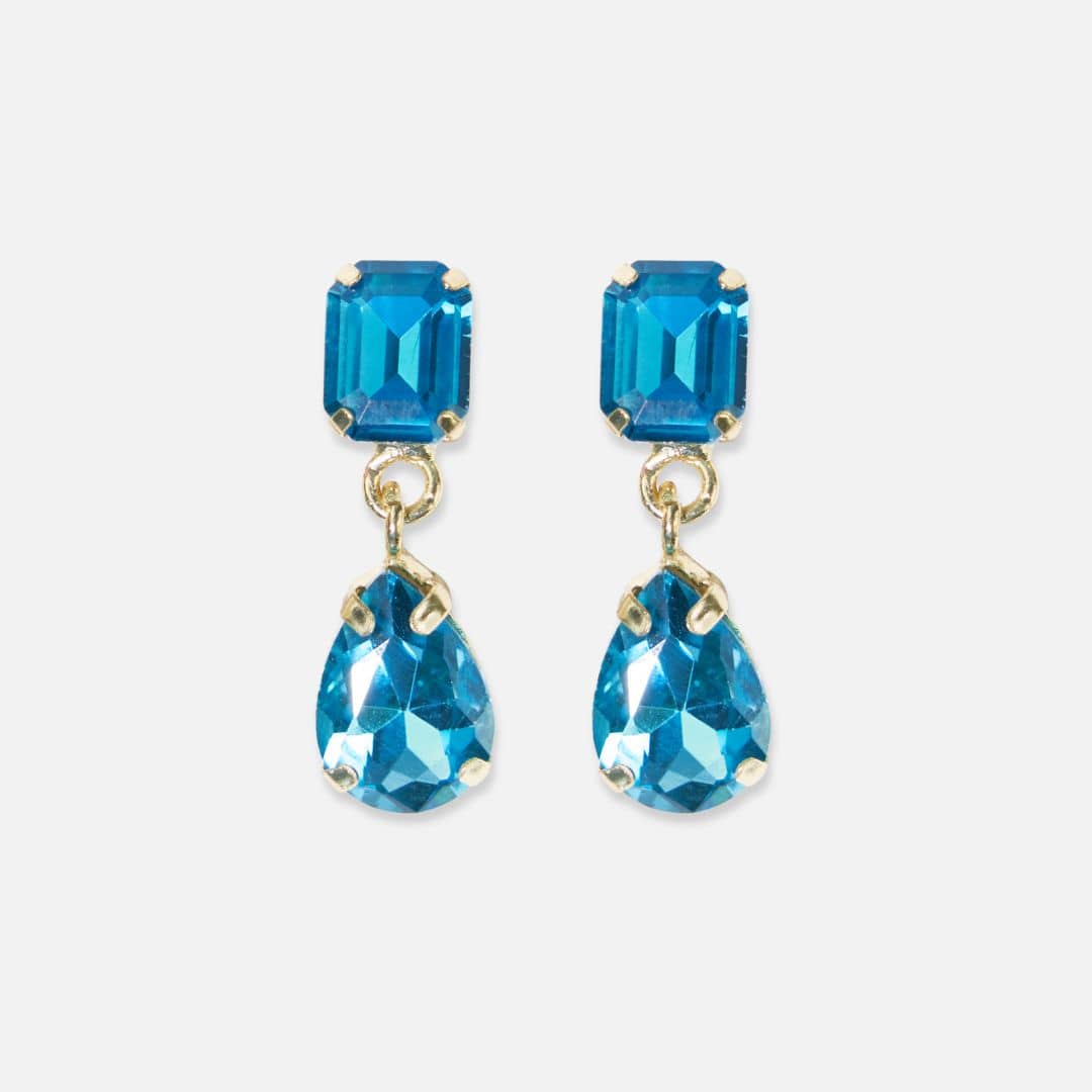 Allysa Solid Dangle Earrings Turquoise Wholesale