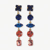 Priscilla 5-Tier Mixed Stones Drop Earrings Sedona Wholesale