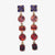 Priscilla 5-Tier Mixed Stones Drop Earrings Amsterdam Wholesale