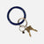 NAVY SIMPLE RESIN BANGLE KEY RING Wholesale