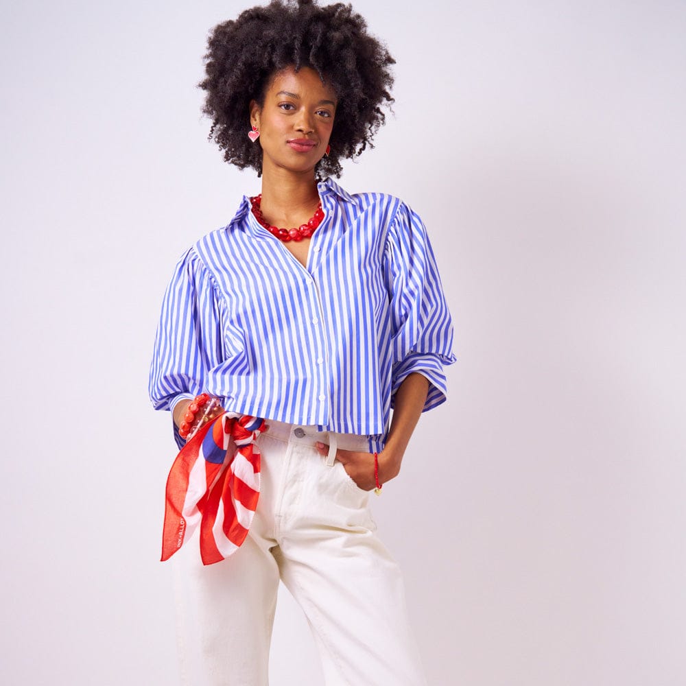 Iris Large Resin Bead Necklace Red Wholesale