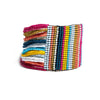 Olive Vertical Stripe Beaded Stretch Bracelet Multicolor Wholesale