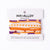 Game Day Color Block Beaded 10 Strand Stretch Bracelets Orange and Purple Wholesale