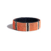 Stacy Stripe Beaded Bangle Coral Wholesale