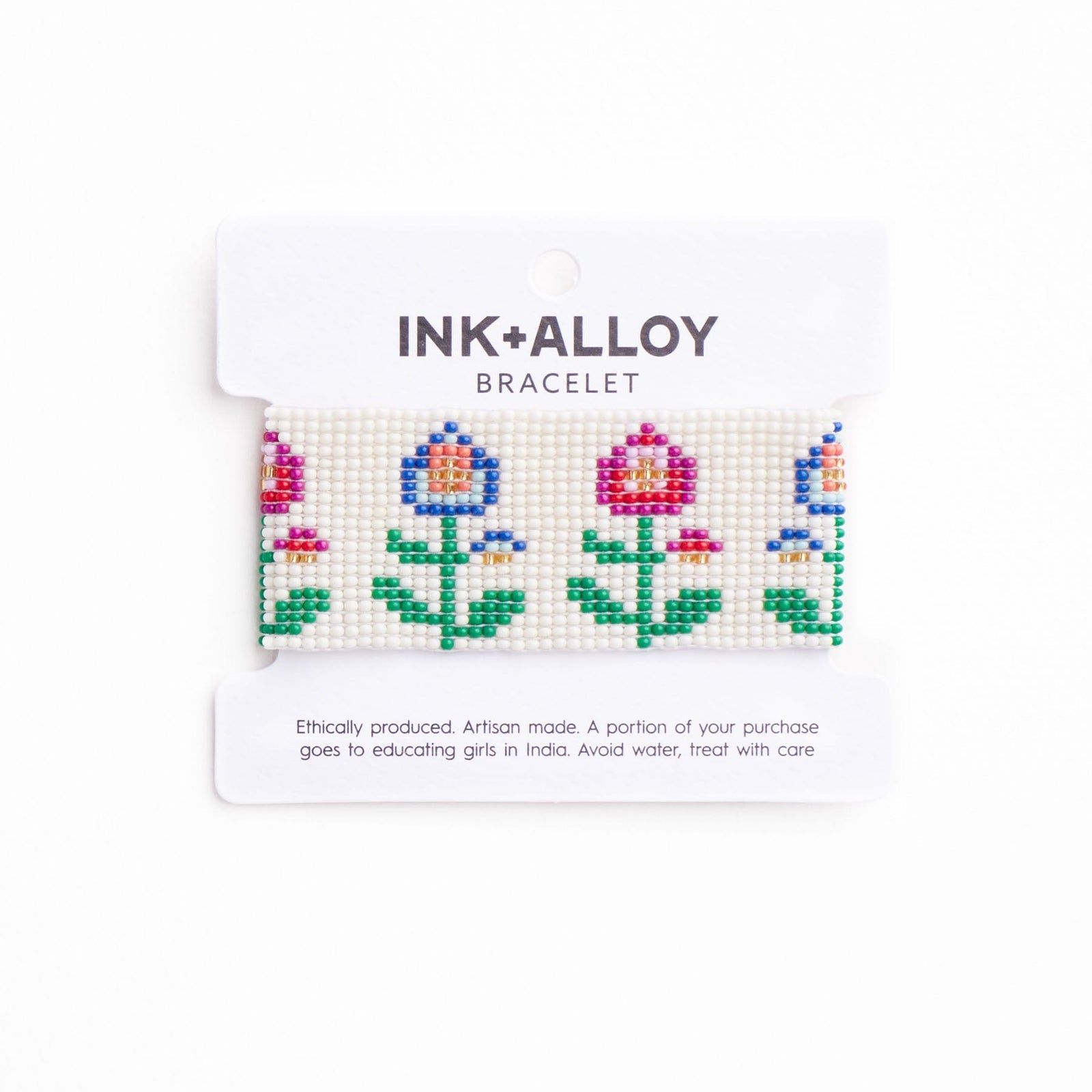 Kendall Floral Beaded Stretch Bracelet Multi Wholesale