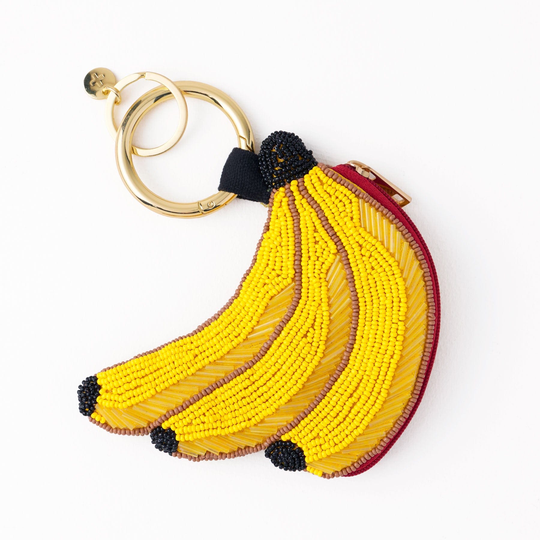 Mary Banana Beaded Coin Purse Yellow Wholesale