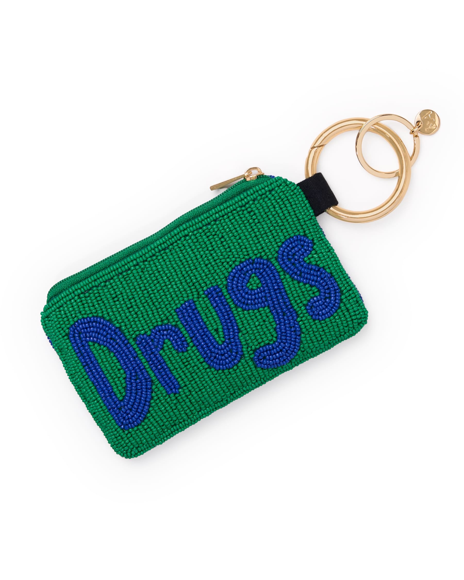 Mary Drugs Beaded Coin Purse Green