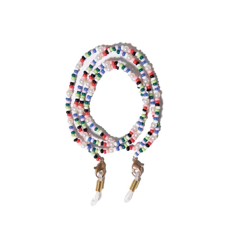 Polly Confetti With Pearls Beaded Eyeglass Chain Rio Wholesale