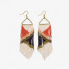 Emilie Angles Beaded Fringe Earrings Jaipur Wholesale