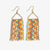 Whitney Wavy Beaded Fringe Earrings Amalfi Wholesale