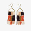 Whitney Patchwork Beaded Fringe Earrings Jaipur Wholesale