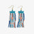 Adaline Mixed Patterns Beaded Fringe Earrings Coastal Wholesale