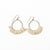 Kendra Fringe Hoop Sead Bead Earring Ivory