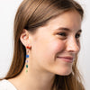 Amanda Multicolor Flower Beaded Dangle Earrings Rio Wholesale