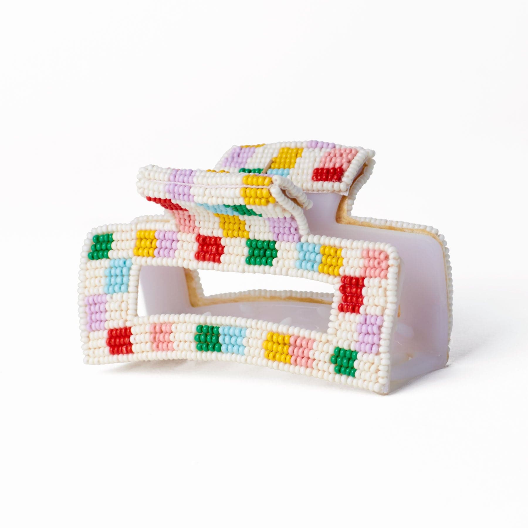 Lola Multi-Color Checked Claw Light-Check Wholesale