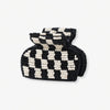 Gia Petite Checked Claw Black/White Wholesale