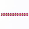 Ryan Gingham Beaded Hatband Pink