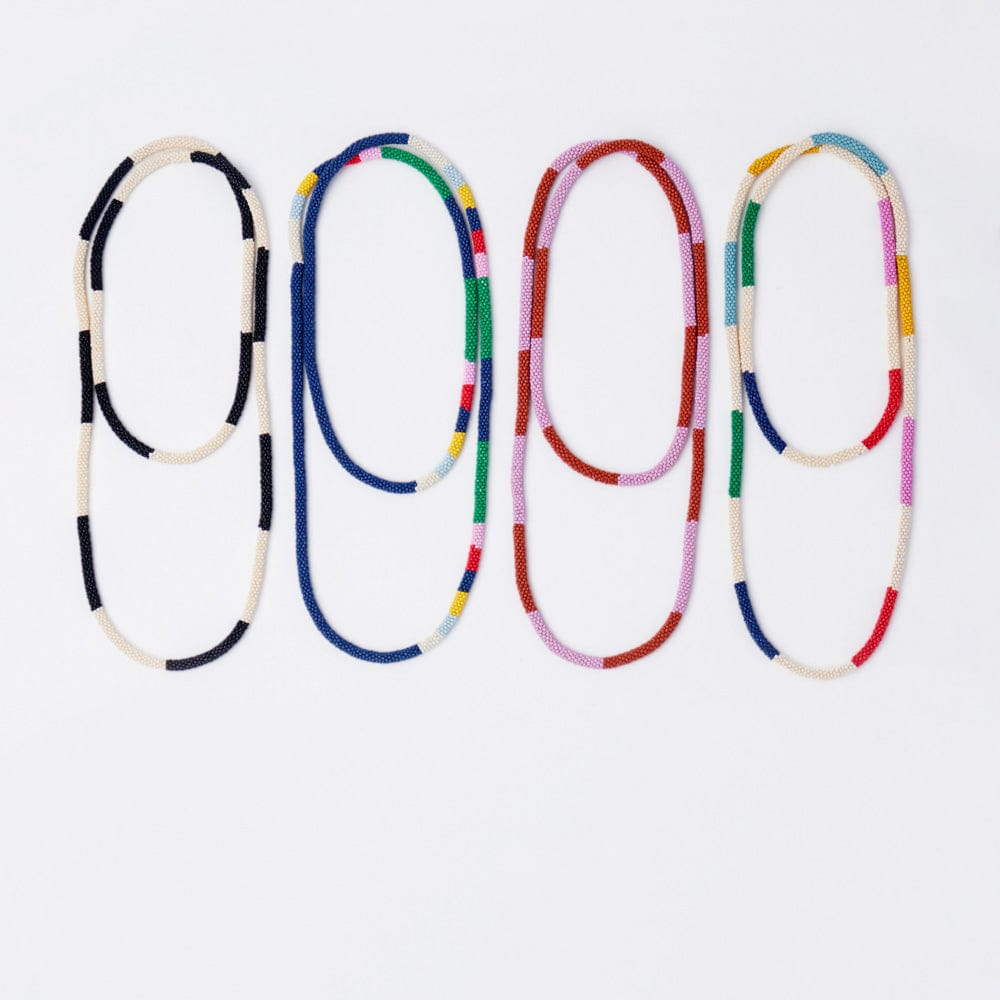 Allie Seed Bead Long Necklace Multi Wholesale