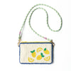 Leila Lemons Seed Bead Clutch With Strap